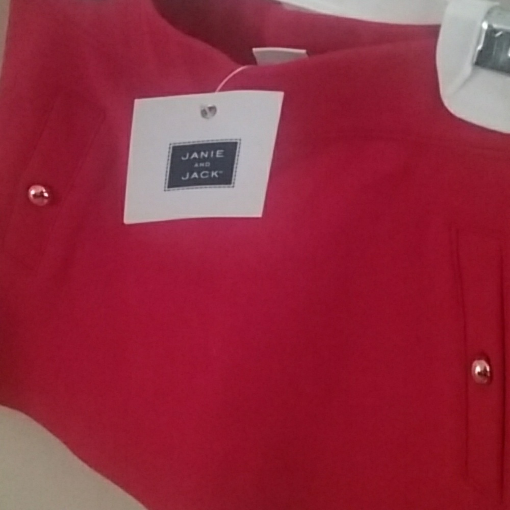 Janie and Jack Girls 4 red skirt